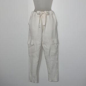 Zara Knit White Pants